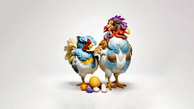 Huhn mit KI erstellt
