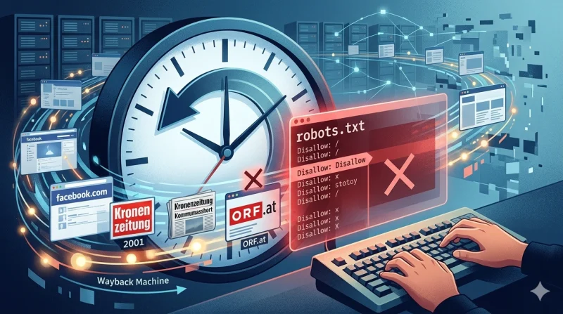 KI Bild über die Wayback Machine